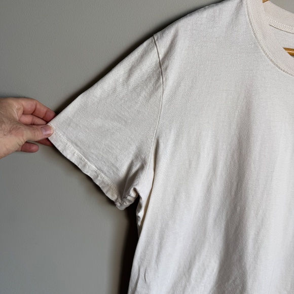 RVCA Men's Reaper Skull Short Sleeve T-Shirt Off-White Large Artist Network Prog - Picture 3 of 15